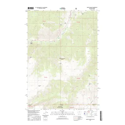 2017 Map of Mount Maurice, 2017 Print