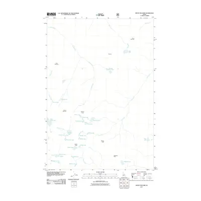2011 Map of Mount McGuire, 2011 Print