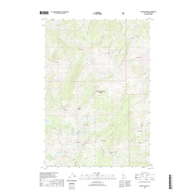 2020 Map of Mount McGuire, 2020 Print