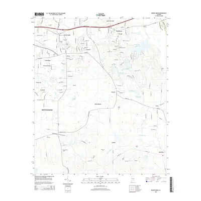 2014 Map of Mount Meigs, 2014 Print