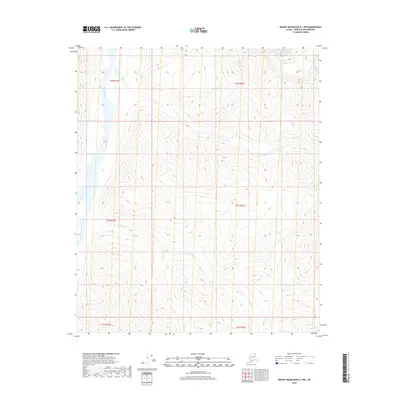 2018 Map of Mount Michelson A-1 NW, 2018 Print