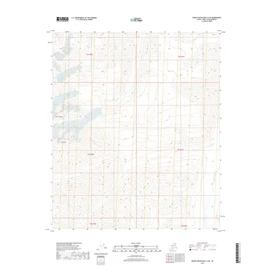 2018 Map of Mount Michelson A-2 NE, 2018 Print