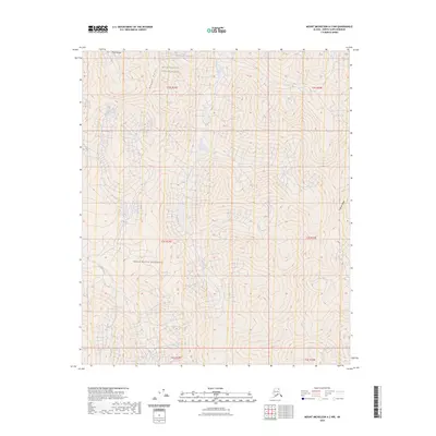 2023 Map of Mount Michelson A-2 NW, 2023 Print