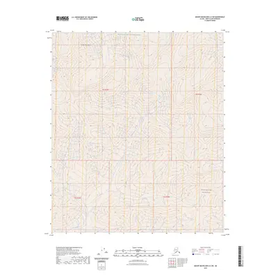 2023 Map of Mount Michelson A-2 SW, 2023 Print