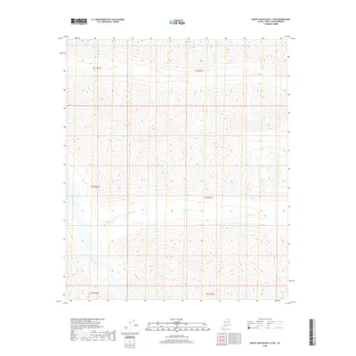 2018 Map of Mount Michelson A-3 NW, 2018 Print