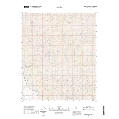 2023 Map of Mount Michelson A-3 NW, 2023 Print