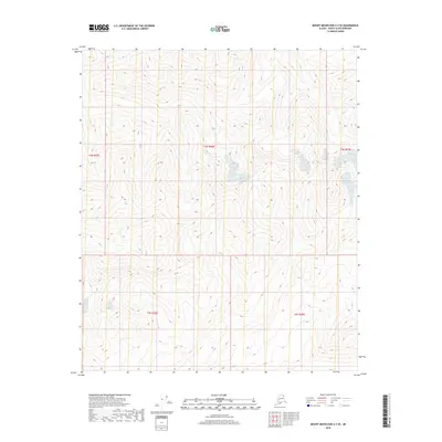 2018 Map of Mount Michelson A-3 SE, 2018 Print