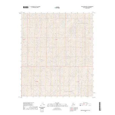 2023 Map of Mount Michelson A-3 SE, 2023 Print