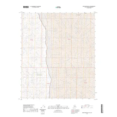 2023 Map of Mount Michelson A-3 SW, 2023 Print