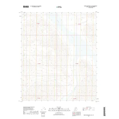2018 Map of Mount Michelson A-4 NE, 2018 Print
