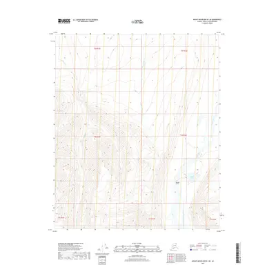 2018 Map of Mount Michelson B-1 NE, 2018 Print