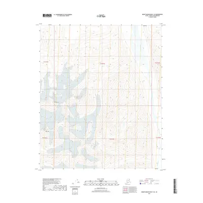 2018 Map of Mount Michelson B-1 SE, 2018 Print