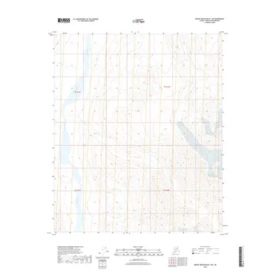 2018 Map of Mount Michelson B-1 SW, 2018 Print