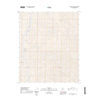 2023 Map of Mount Michelson B-1 SW, 2023 Print