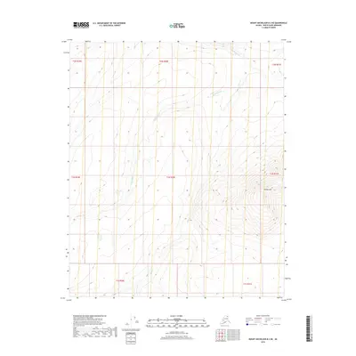 2018 Map of Mount Michelson B-2 NE, 2018 Print