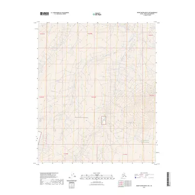 2023 Map of Mount Michelson B-2 NE, 2023 Print