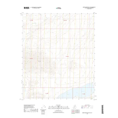 2018 Map of Mount Michelson B-2 NW, 2018 Print