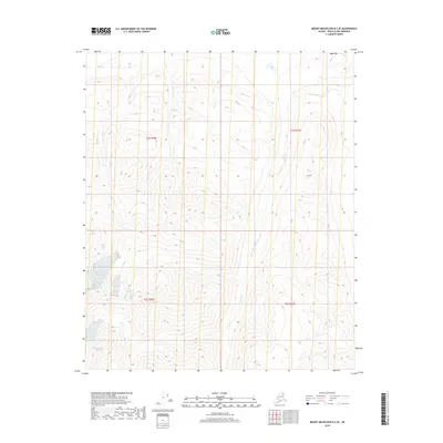 2018 Map of Mount Michelson B-2 SE, 2018 Print