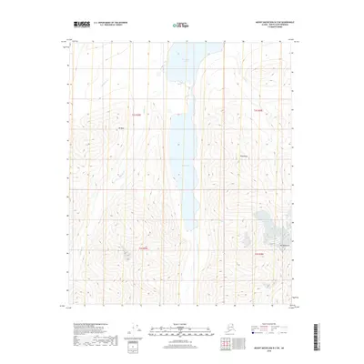 2018 Map of Mount Michelson B-2 SW, 2018 Print