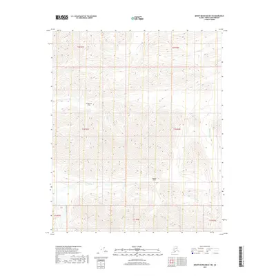 2018 Map of Mount Michelson B-3 NE, 2018 Print