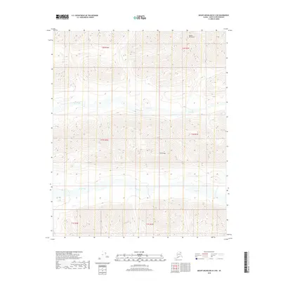 2018 Map of Mount Michelson B-3 NW, 2018 Print