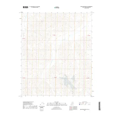 2018 Map of Mount Michelson B-3 SE, 2018 Print