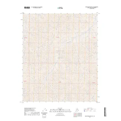 2023 Map of Mount Michelson B-3 SE, 2023 Print
