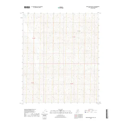 2018 Map of Mount Michelson B-3 SW, 2018 Print
