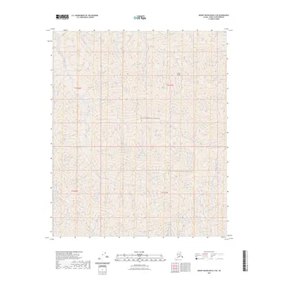 2023 Map of Mount Michelson B-3 SW, 2023 Print