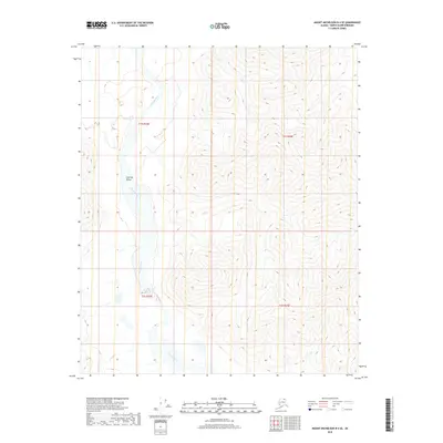 2018 Map of Mount Michelson B-4 SE, 2018 Print