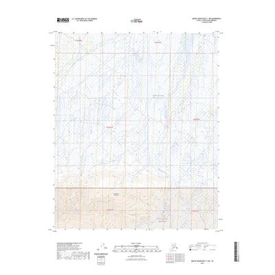 2023 Map of Mount Michelson C-1 NW, 2023 Print