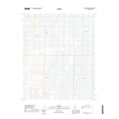 2018 Map of Mount Michelson C-1 SW, 2018 Print