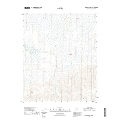 2018 Map of Mount Michelson C-2 NW, 2018 Print
