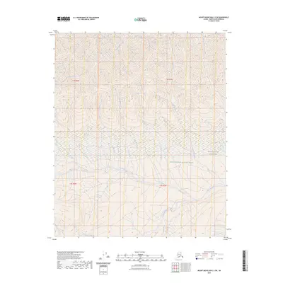 2023 Map of Mount Michelson C-2 SW, 2023 Print
