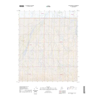 2023 Map of Mount Michelson C-3 NE, 2023 Print