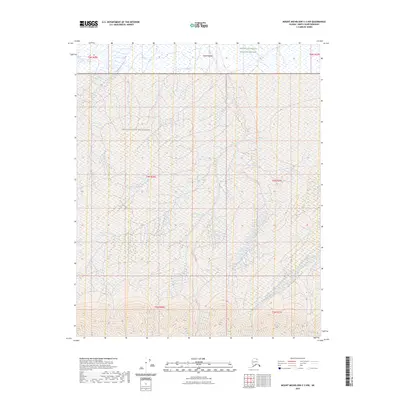 2023 Map of Mount Michelson C-3 NW, 2023 Print