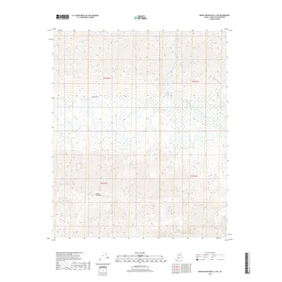 2018 Map of Mount Michelson C-3 SW, 2018 Print