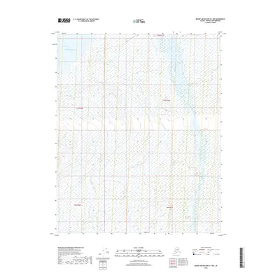 2018 Map of Mount Michelson D-1 NW, 2018 Print