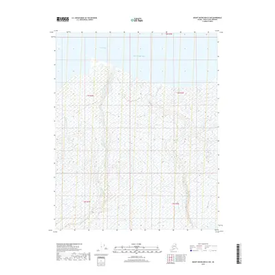2018 Map of Mount Michelson D-2 NE, 2018 Print