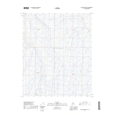2023 Map of Mount Michelson D-2 SE, 2023 Print