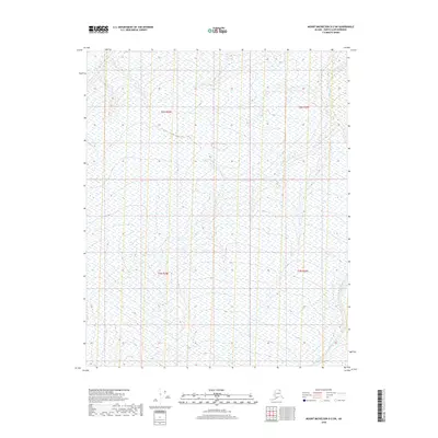 2018 Map of Mount Michelson D-2 SW, 2018 Print