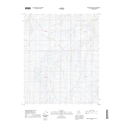 2023 Map of Mount Michelson D-2 SW, 2023 Print