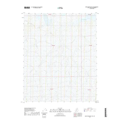 2018 Map of Mount Michelson D-3 NE, 2018 Print