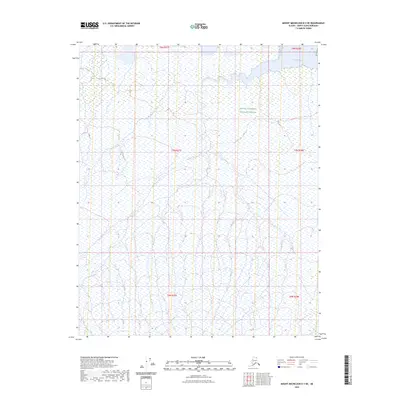 2023 Map of Mount Michelson D-3 NE, 2023 Print