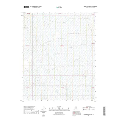2018 Map of Mount Michelson D-3 NW, 2018 Print