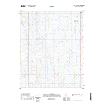 2023 Map of Mount Michelson D-3 NW, 2023 Print