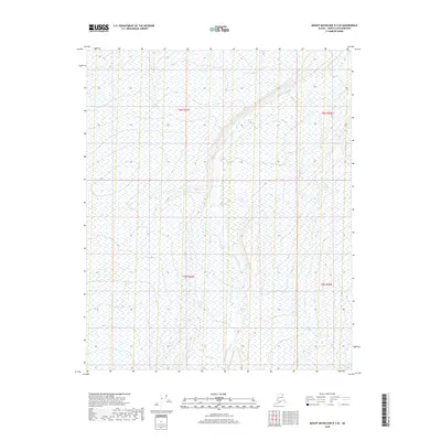 2018 Map of Mount Michelson D-3 SE, 2018 Print