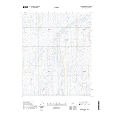 2023 Map of Mount Michelson D-3 SE, 2023 Print