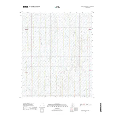 2018 Map of Mount Michelson D-3 SW, 2018 Print