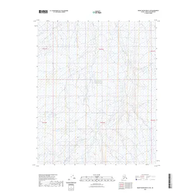 2023 Map of Mount Michelson D-3 SW, 2023 Print
